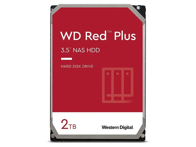 WD Red Plus 2TB 5400RPM 128MB 3.5" NAS Hard Drive