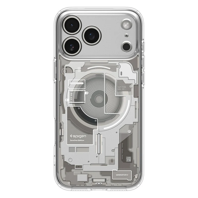 SPIGEN Ultra Hybrid Zero One MagSafe Case for iPhone 18 Pro Max/17 Pro Max (Zero One Natural Titanium)
