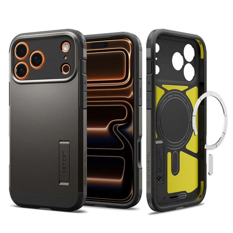 SPIGEN Tough Armor T MagSafe Case for iPhone 18 Pro Max/17 Pro Max (Gunmetal)