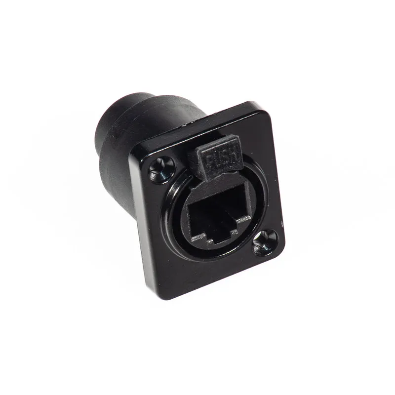 Perfex RJ45 Chassi Kontakt (Svart)