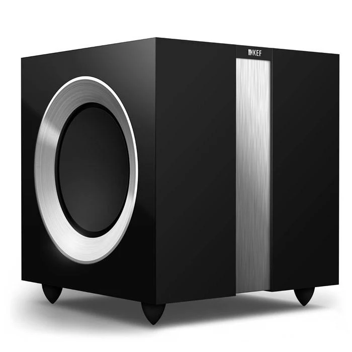 KEF R400b Subwoofer Gloss Black - Display