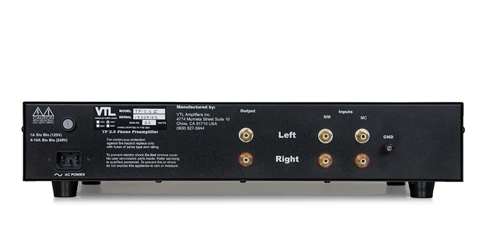 VTL TP-2.5 Series 2 Phono Black