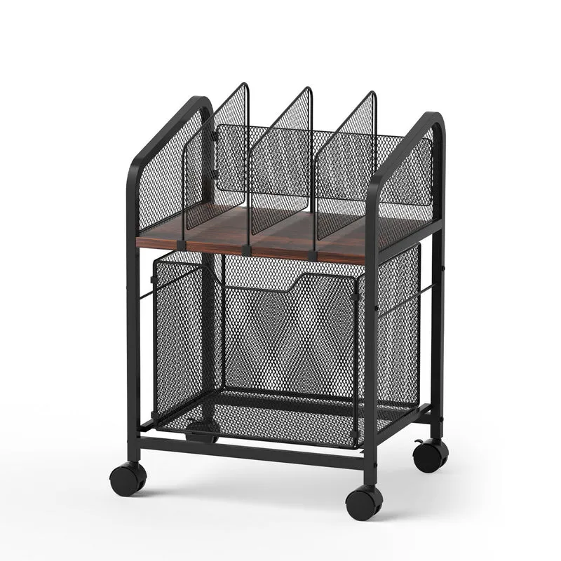 Artiss Rolling File Cart Compact Storage Organiser Under Desk Storage