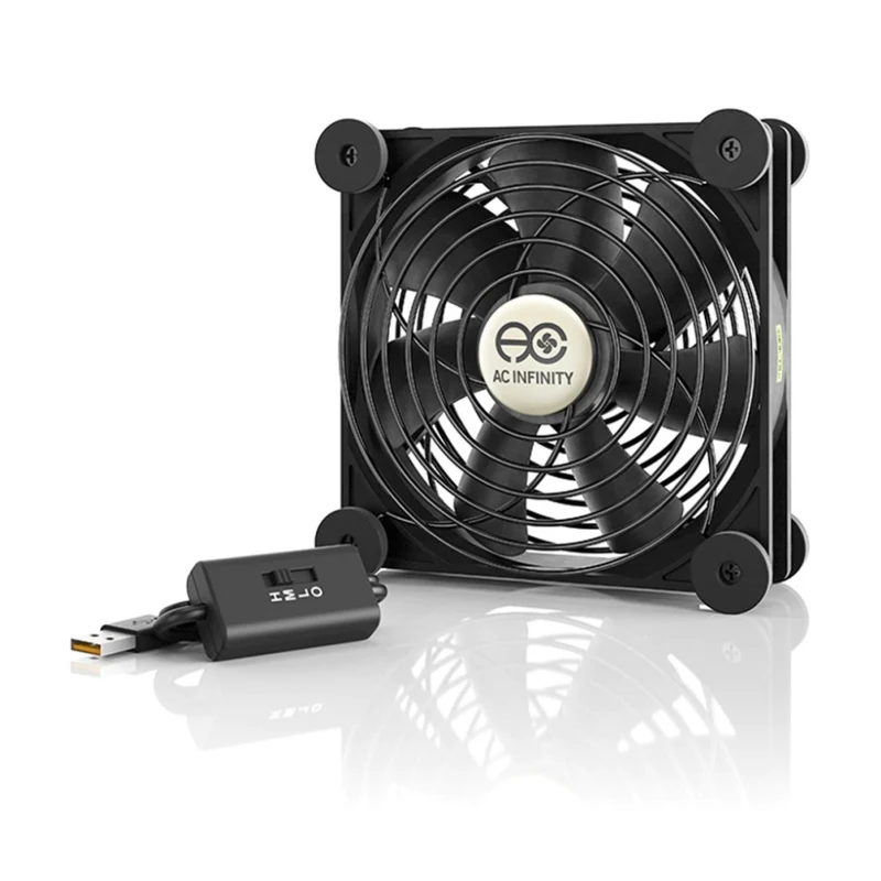 AC Infinity Multifan S3 52 CFM Spot Cooler USB Powered Quiet Fan 120mm