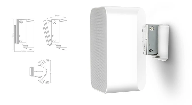 Bluesound WM100 Wall Mount White for Pulse Flex2