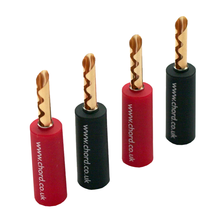 Chord Company Solder-less Banana Plugs