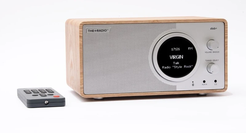 PlusAudio The +Radio DAB+ Oak/Silver