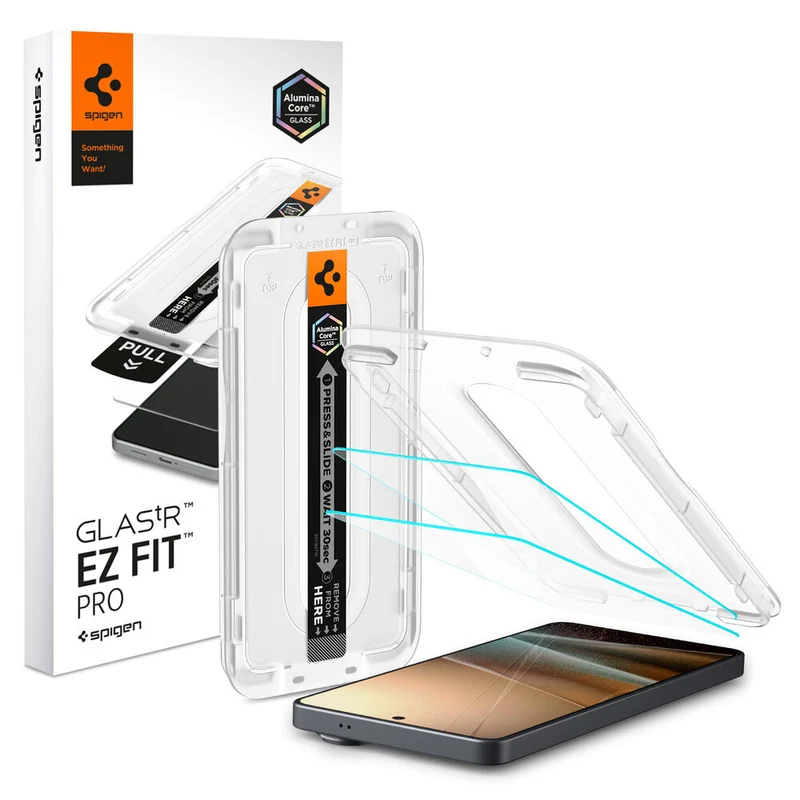 Spigen Galaxy S26 GLAS.tR EZ Fit Pro 2PCS Screen Protector (Clear)