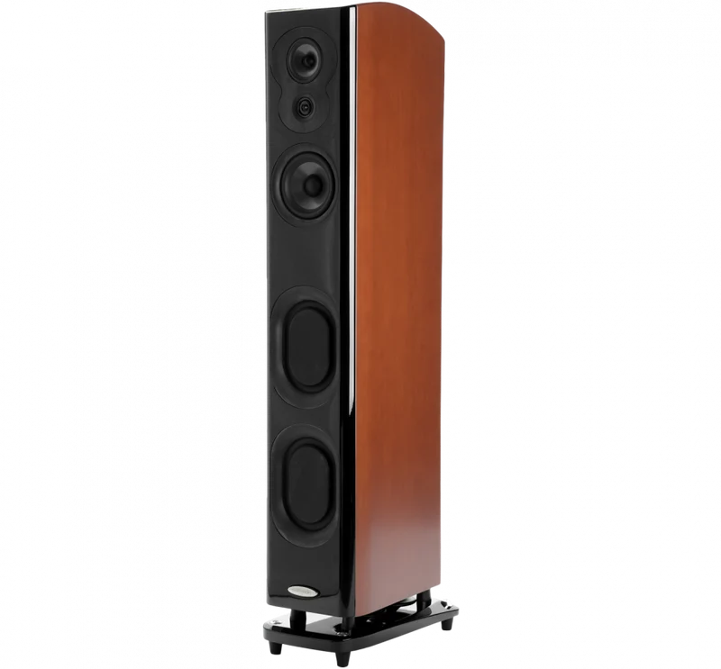 Polk Audio LSiM705 Floor Standing Speakers Mount Vernon Cherry