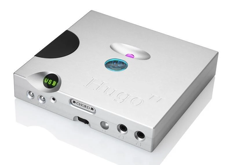 Chord Electronics Hugo Table Top DAC/Headphone Amplifier Silver Display