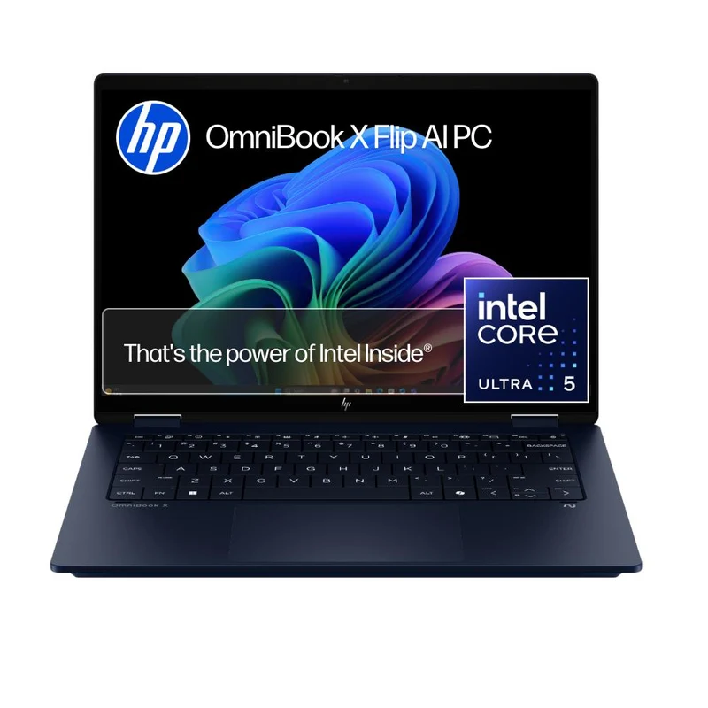 HP OmniBook X Flip 14" WUXGA 2-in-1 OLED AI PC Laptop (Intel Core Ultra 5-226V)[512GB/Blue]