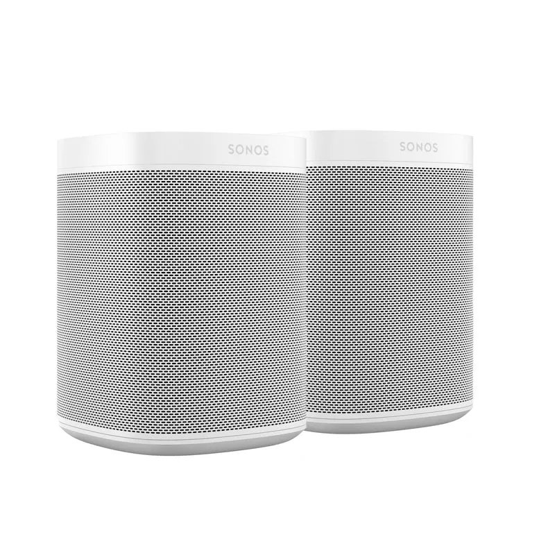 Sonos One with Alexa Pair Bundle White