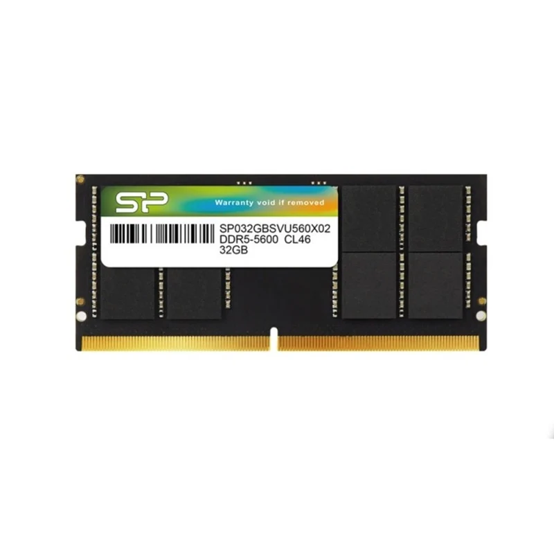 Silicon Power 32GB (1x32GB) 4800MT/s CL40 DDR5 SODIMM Laptop RAM - SP032GBSVU480F02