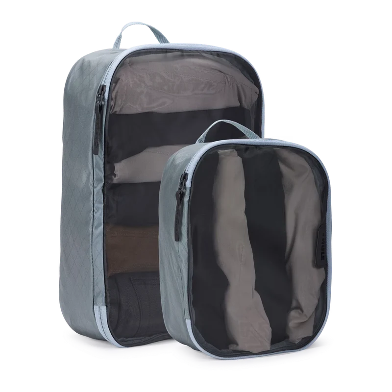 Thule Small & Medium Packing Cube Set Travel Organiser in Pond Grey