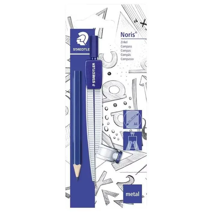 Staedtler Norris Compass with Universal Adaptor and Small Pencil