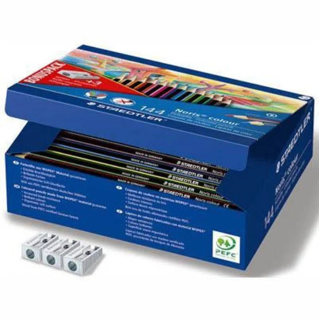Staedtler Noris Colour Pencils Assorted Classpack 144