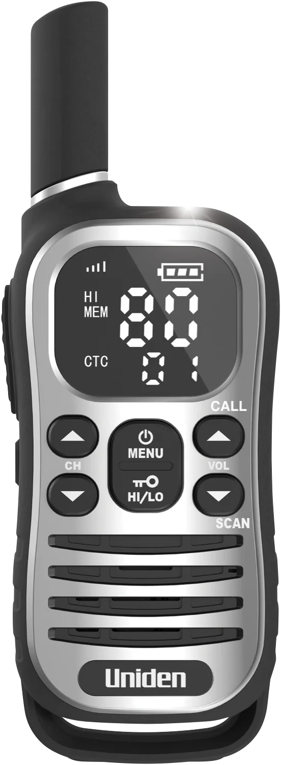 Uniden 80 Channel UHF Radio USB-C Charging Range Extender