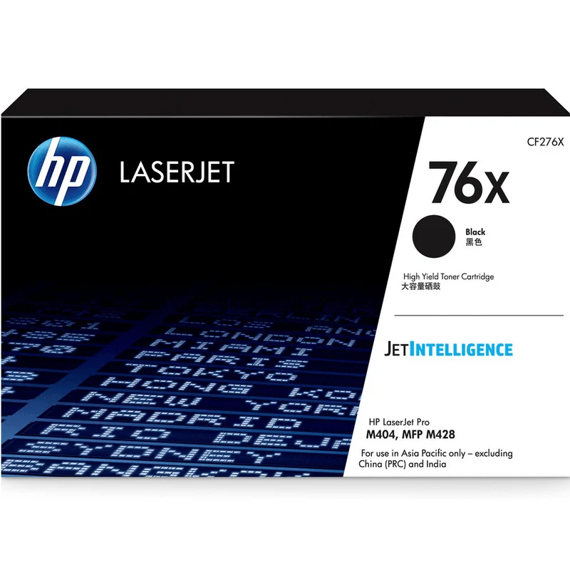 HP 76X Toner Ink Cartridge High Yield Black CF276X LaserJet Pro M404 M428 Genuine