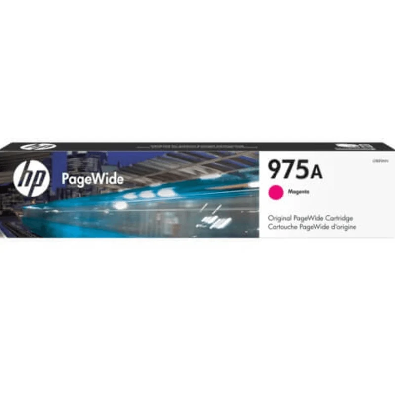 HP 975A Ink Toner Cartridge Magenta PageWide Genuine Original L0R91AA