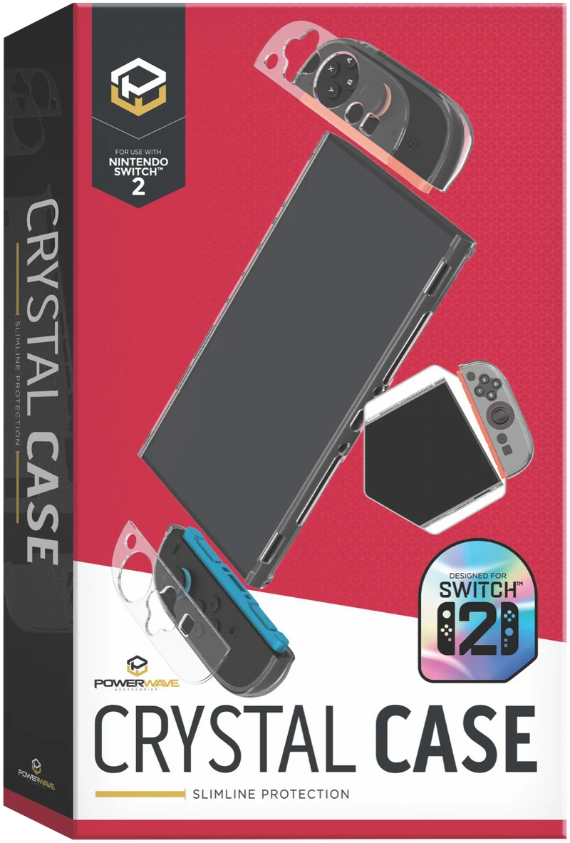 Powerwave Nintendo Switch 2 Crystal Case