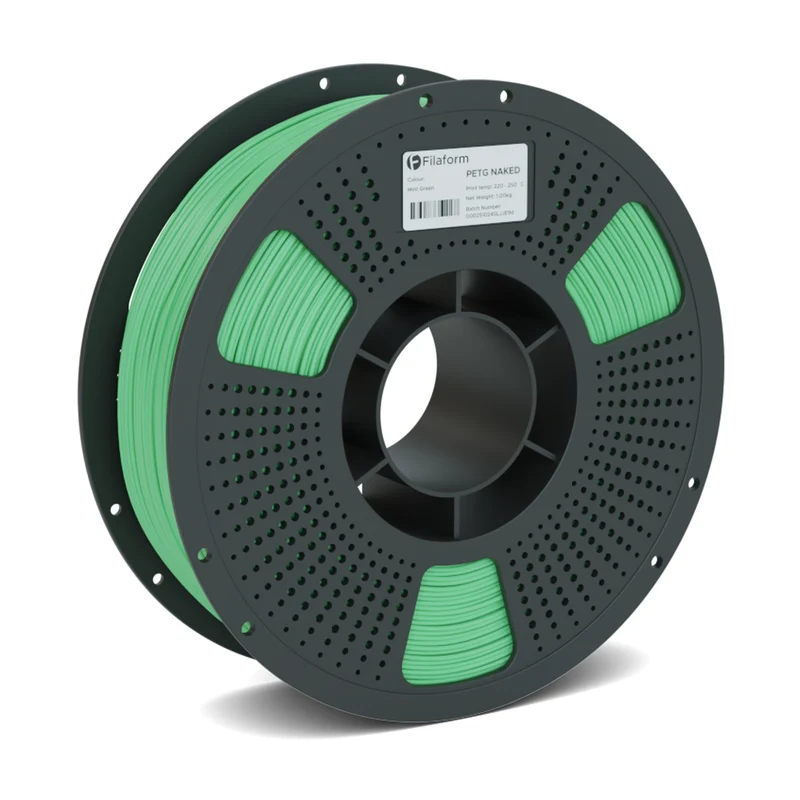 Filaform Naked PETG Matte 3D Printer Filament 1.75mm 1kg (Mint Green)