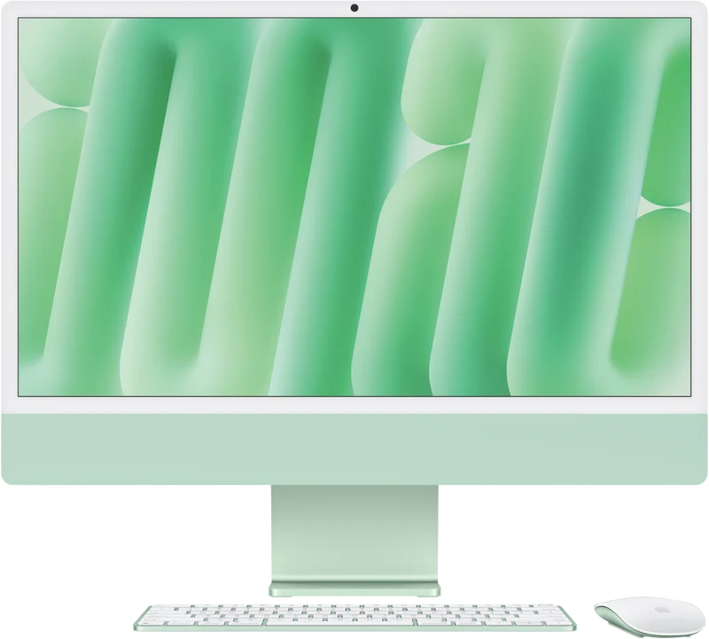 Apple iMac 24" Retina 4.5K Display with M4 chip 10-core GPU 24GB 512GB - Green