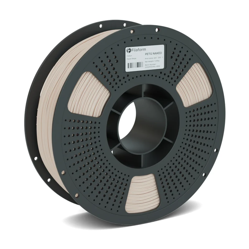 Filaform Naked PETG Matte 3D Printer Filament 1.75mm 1kg (Pastel Beige)