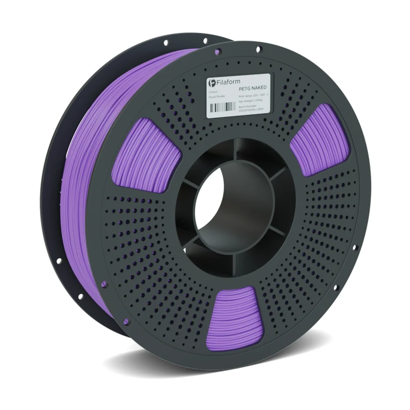Filaform Naked PETG Matte 3D Printer Filament 1.75mm 1kg (Royal Purple)