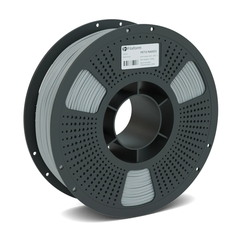 Filaform Naked PETG Matte 3D Printer Filament 1.75mm 1kg (Slate Grey)