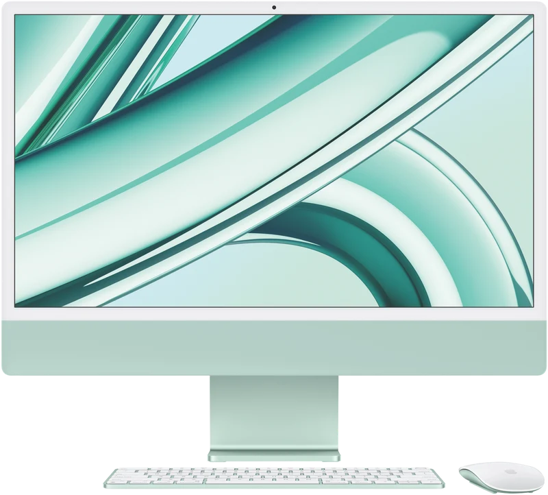 Apple iMac 24" Retina 4.5K Display with M3 chip 8-core GPU 256GB Green