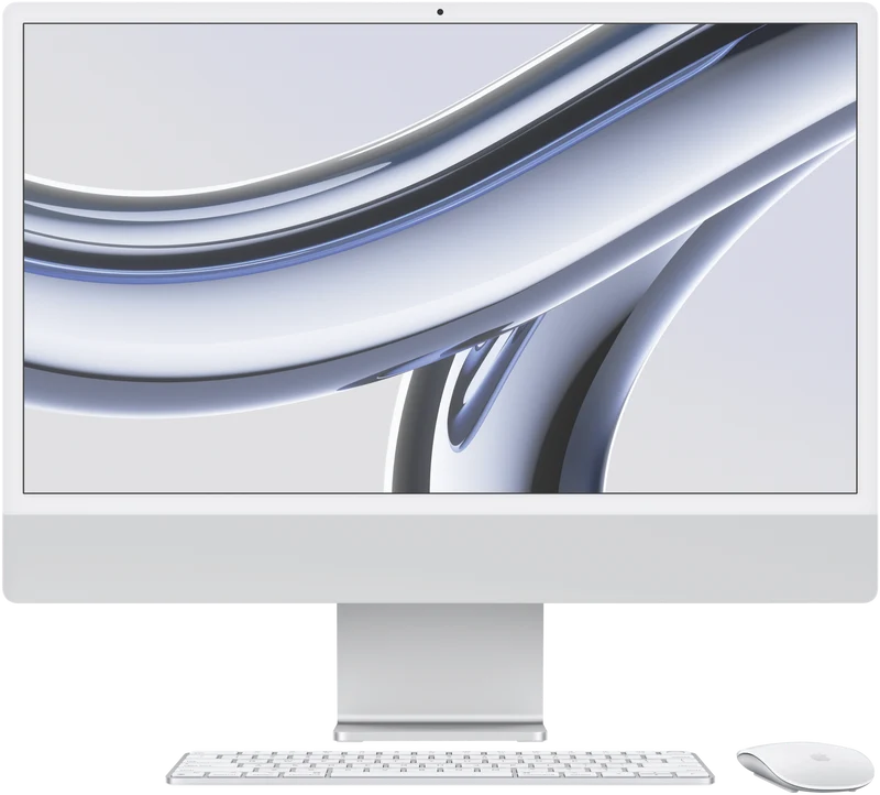 Apple iMac 24" Retina 4.5K Display with M3 chip 10-core GPU 512GB Silver