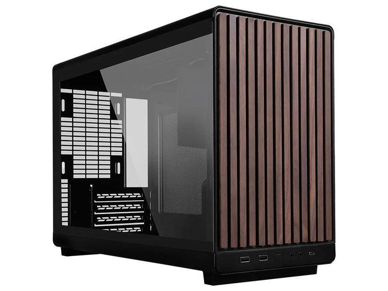 Lian Li DAN-A3 MicroATX Mini-Tower Case - Wood Edition Black