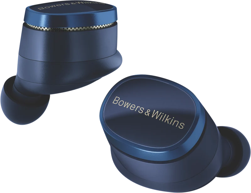 Bowers and Wilkins PI8 Noise Cancelling Earbuds Blue