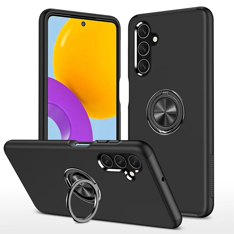 Redefine Magnetic Ring Holder Case for Samsung Galaxy A57 (Black)
