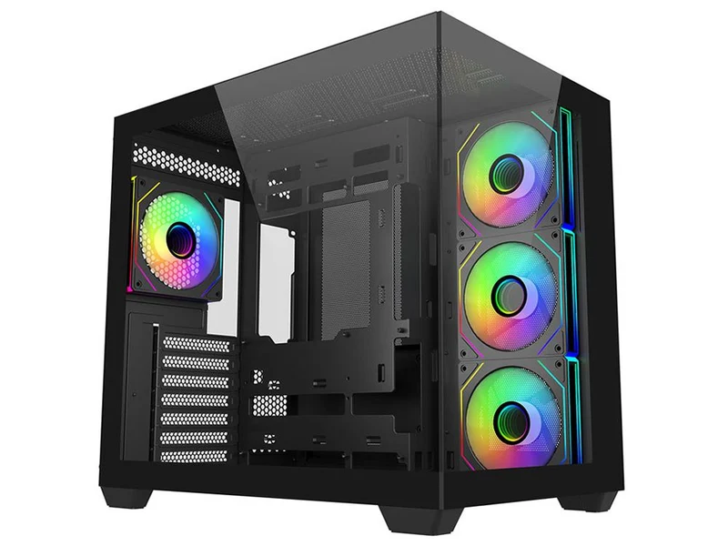 Cooler Master Elite 681 Dual-Chamber ATX Case - Black