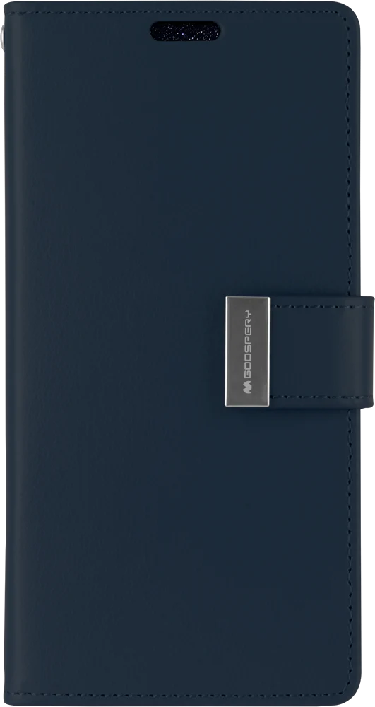 Goospery Rich Diary for iPhone XS Max - Navy / Lime