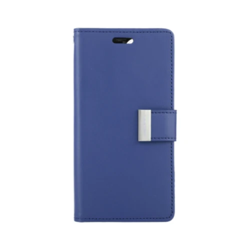 Goospery Rich Diary case for iPhone 14 Plus (Navy)