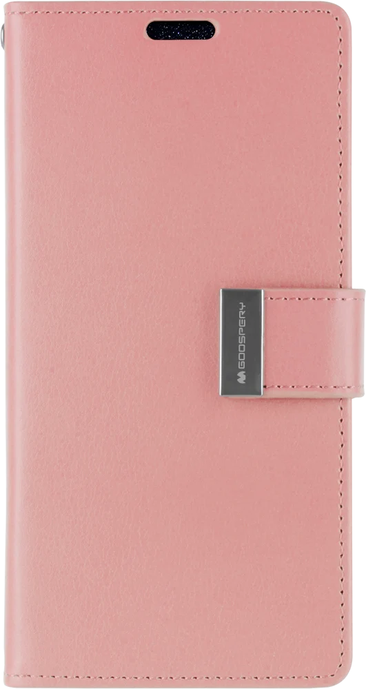 Goospery Rich Diary for iPhone XS Max - Pink / Hot Pink