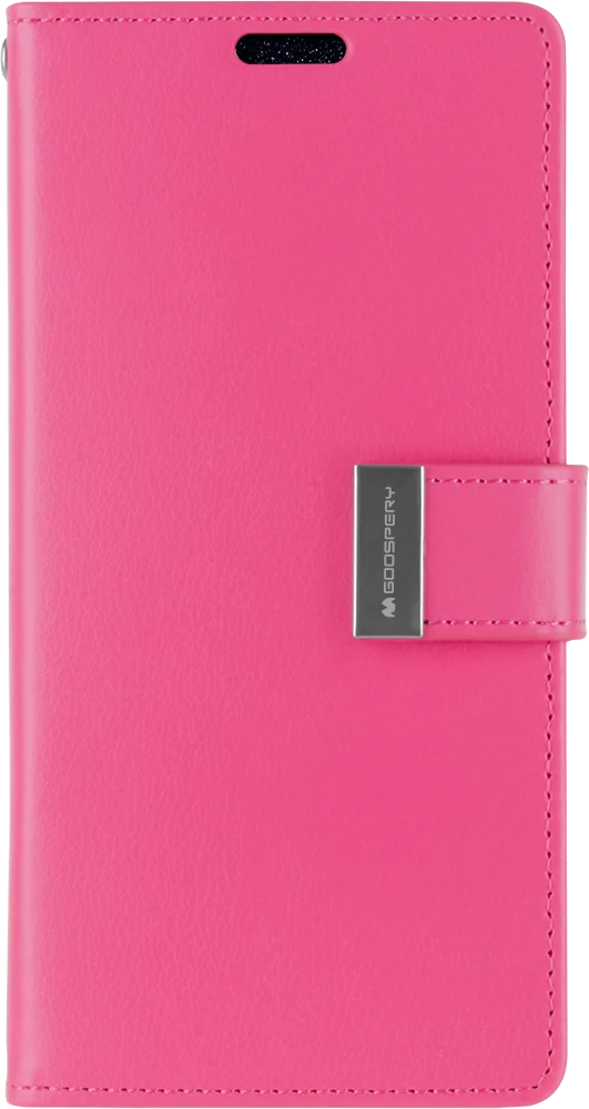 Goospery Rich Diary for iPhone XS Max - Hot Pink / Pink