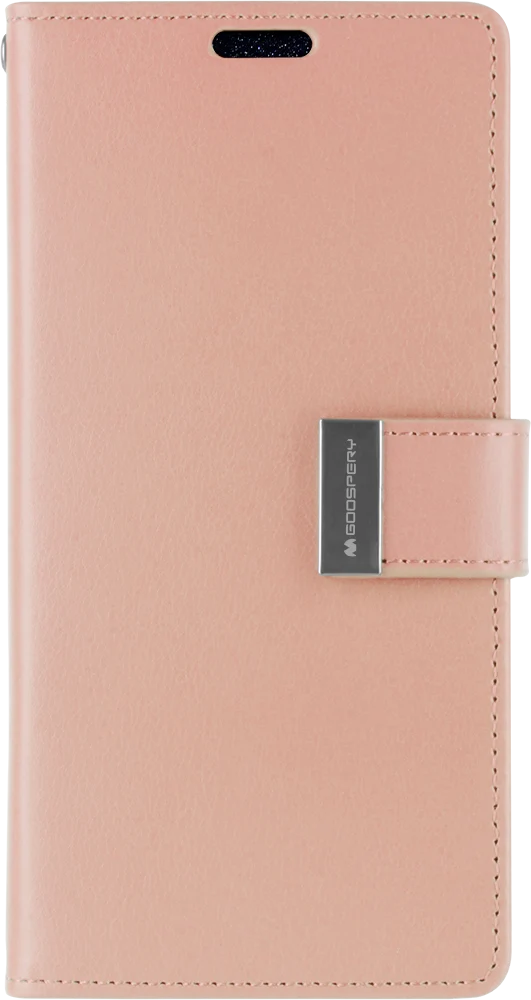 Goospery Rich Diary for iPhone XS Max - Rose Gold