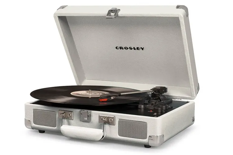 Crosley Cruiser Bluetooth Portable Turntable (White Sands)