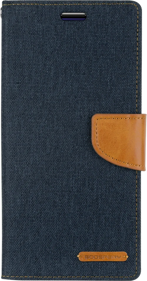 Goospery Canvas Diary For iPhone 7 Plus / iPhone 8 Plus - Navy