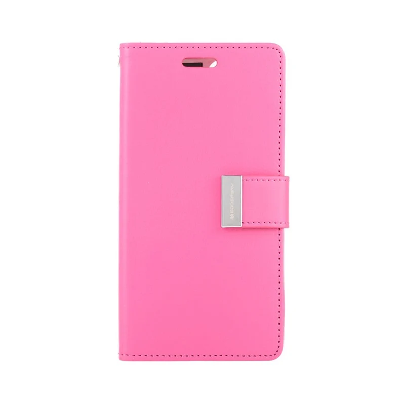 Goospery Rich Diary case for iPhone 14 Pro - Hot Pink