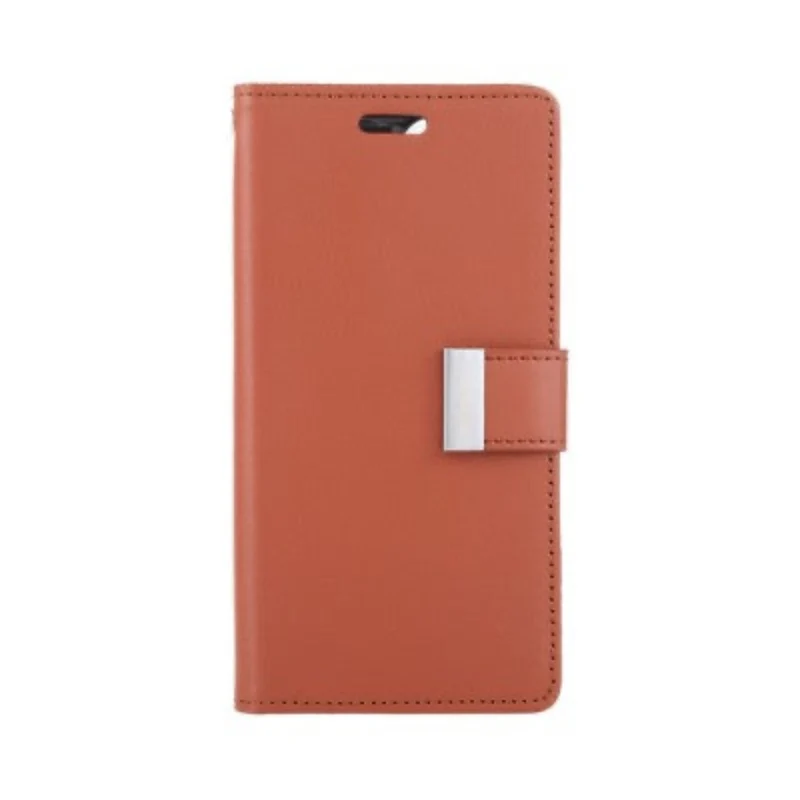 Goospery Rich Diary for iPhone 16 Pro - Brown