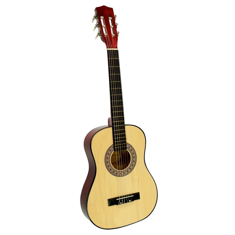 Karrera 34in Acoustic Childrens Wooden Guitar (Natural)