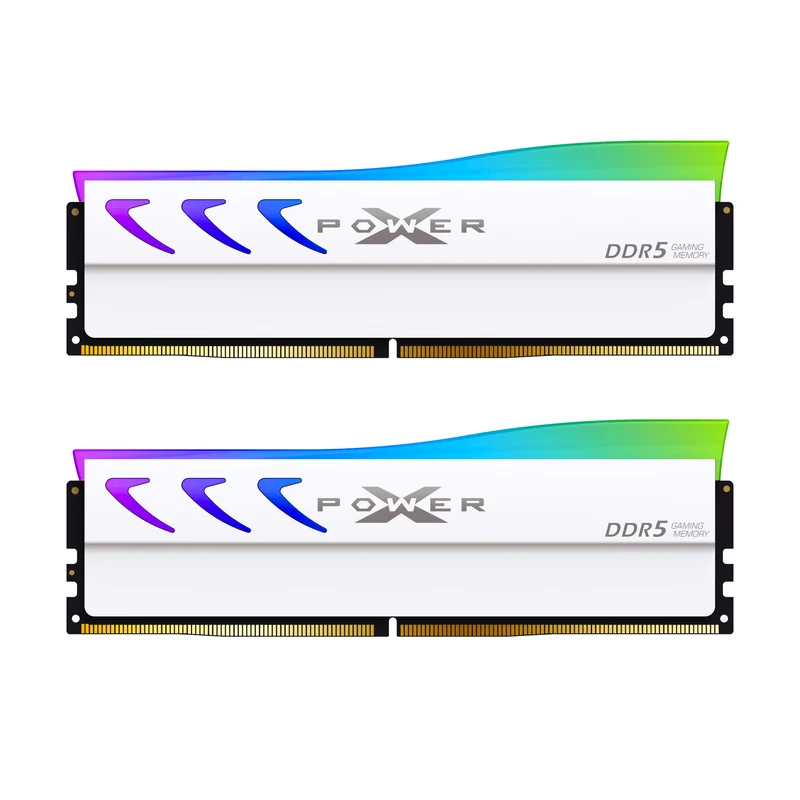 SP Silicon Power XPOWER STORM RGB DDR5 32GB(2x16GB)6400MT/s Gaming Memory Supports Intel XMP/AMD EXPO CL32 UDIMM Desktop PC Computer RAM Memory, White