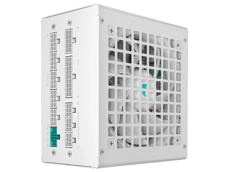 DeepCool PQ850G WH 850W 80+ Gold ATX 3.1 PCIe 5.1 Fully Modular Power Supply - White