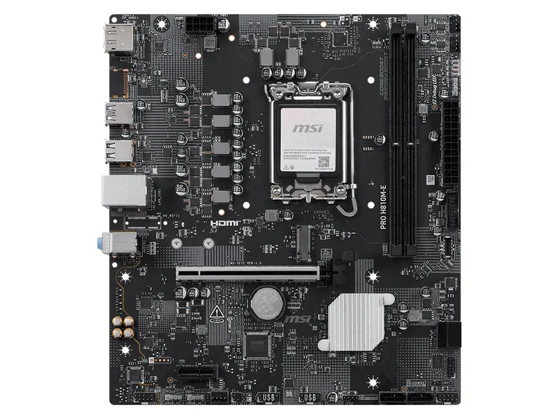 MSI PRO H810M-E LGA1851 DDR5 mATX Motherboard