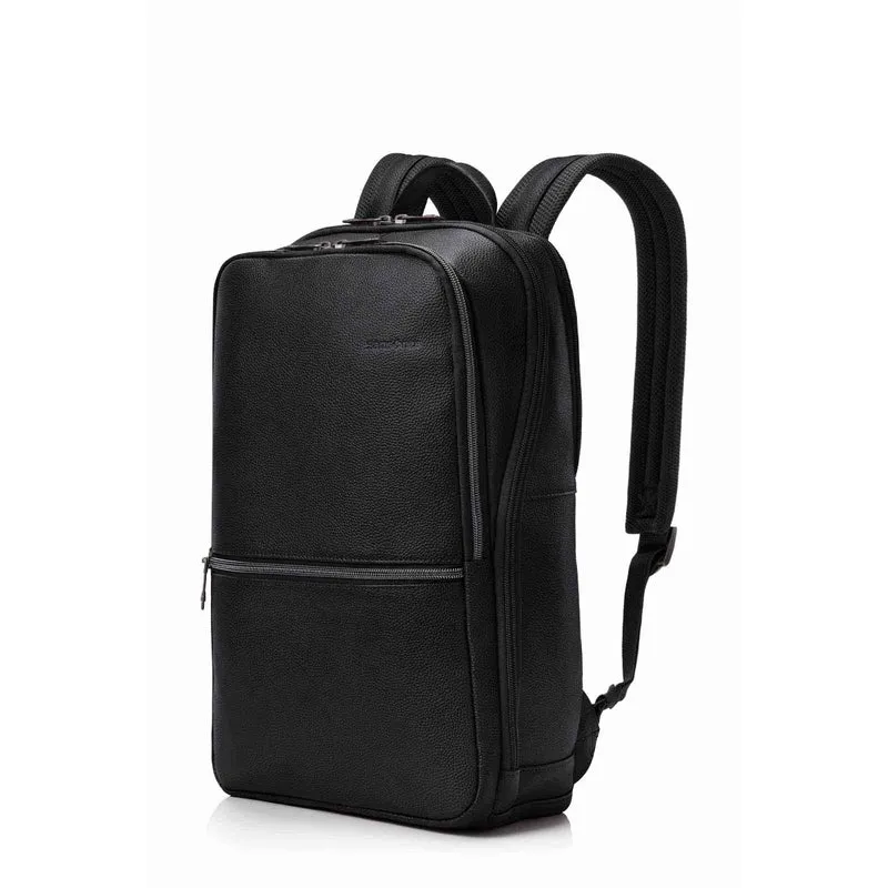Samsonite Classic Leather Slim Backpack (Black)