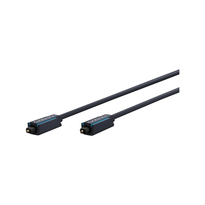 Clicktronic Optical Toslink Opto Cable - 0.5m - Black